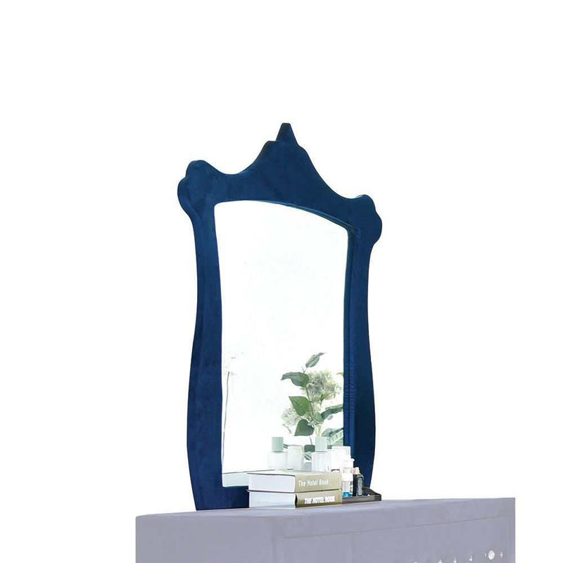 Dante - Blue Velvet - Mirror - Ornate Home