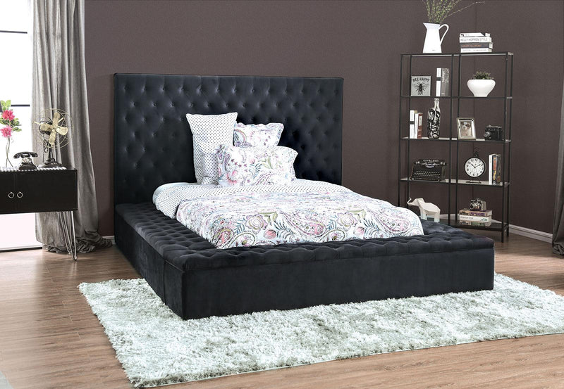 Davida Dark Gray Queen Bed