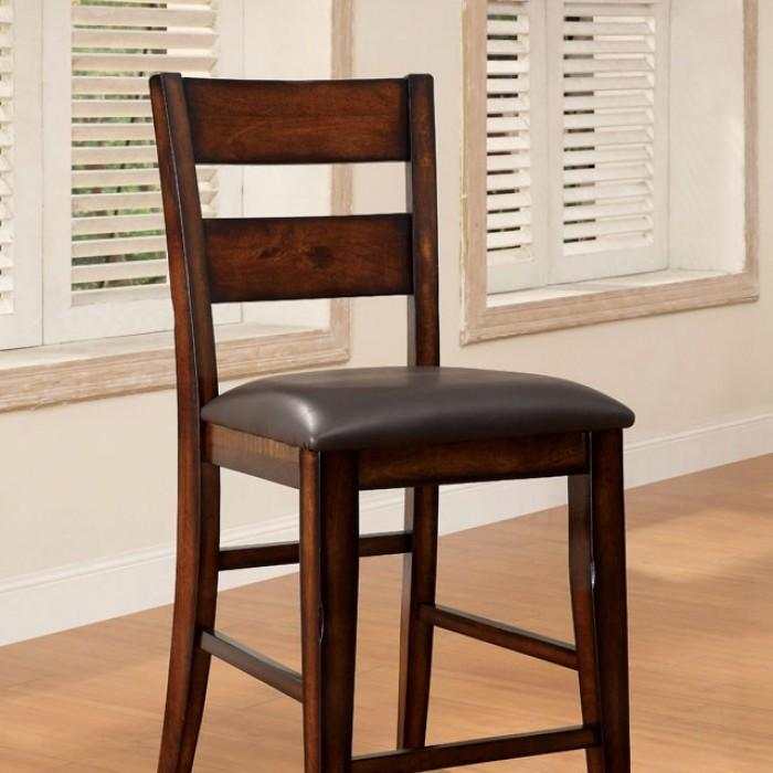 Dickinson II - Dark Cherry - Counter Height Dining Chair (Set of 2) - Ornate Home