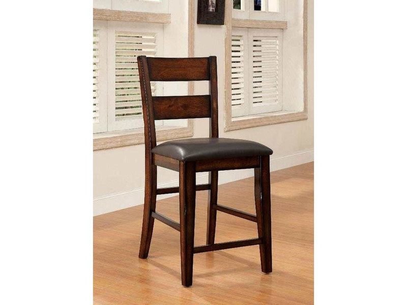 Dickinson II - Dark Cherry - Counter Height Dining Chair (Set of 2) - Ornate Home