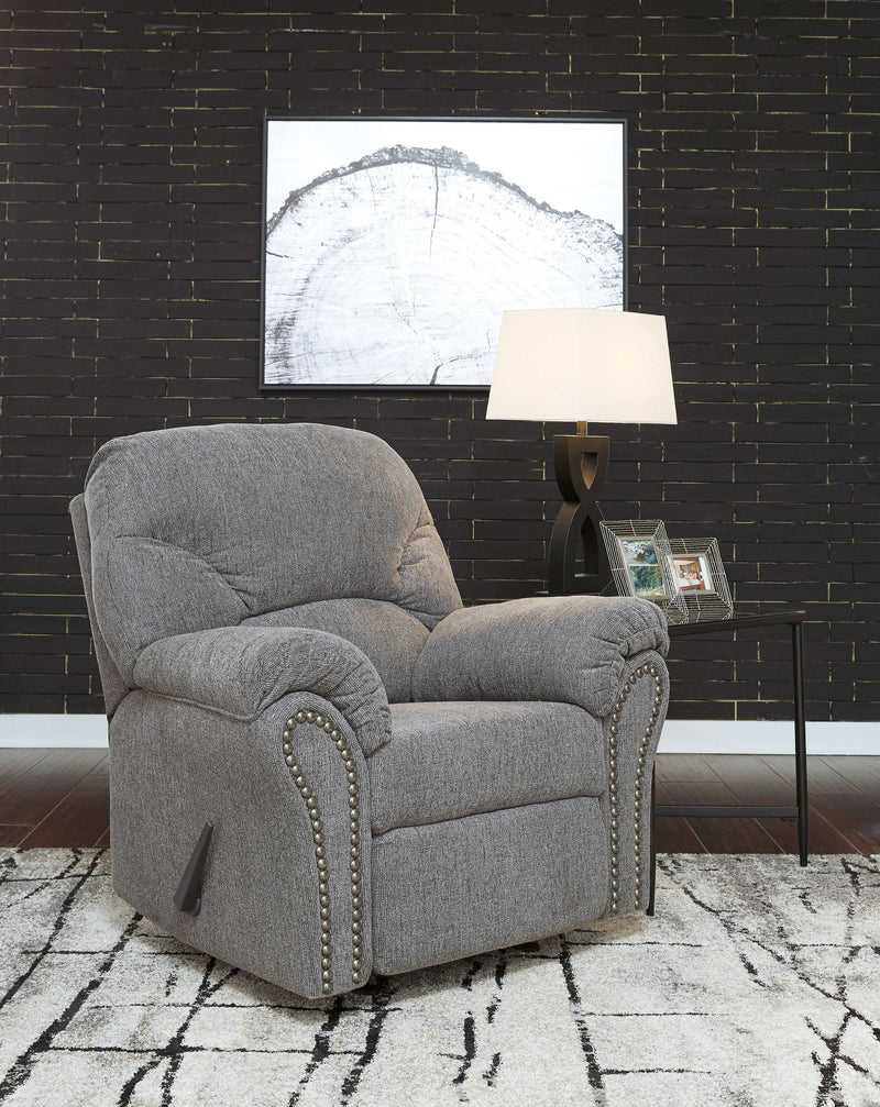 Allmaxx - Pewter - Rocker Recliner - Ornate Home