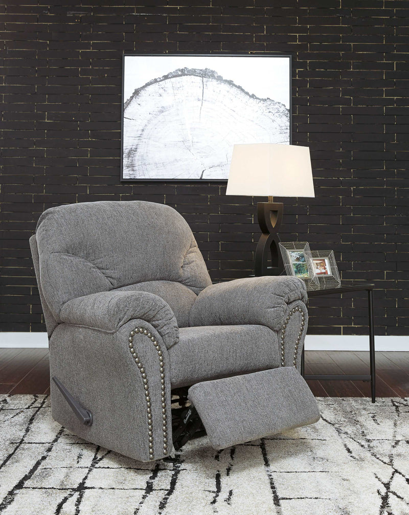 Allmaxx - Pewter - Rocker Recliner - Ornate Home