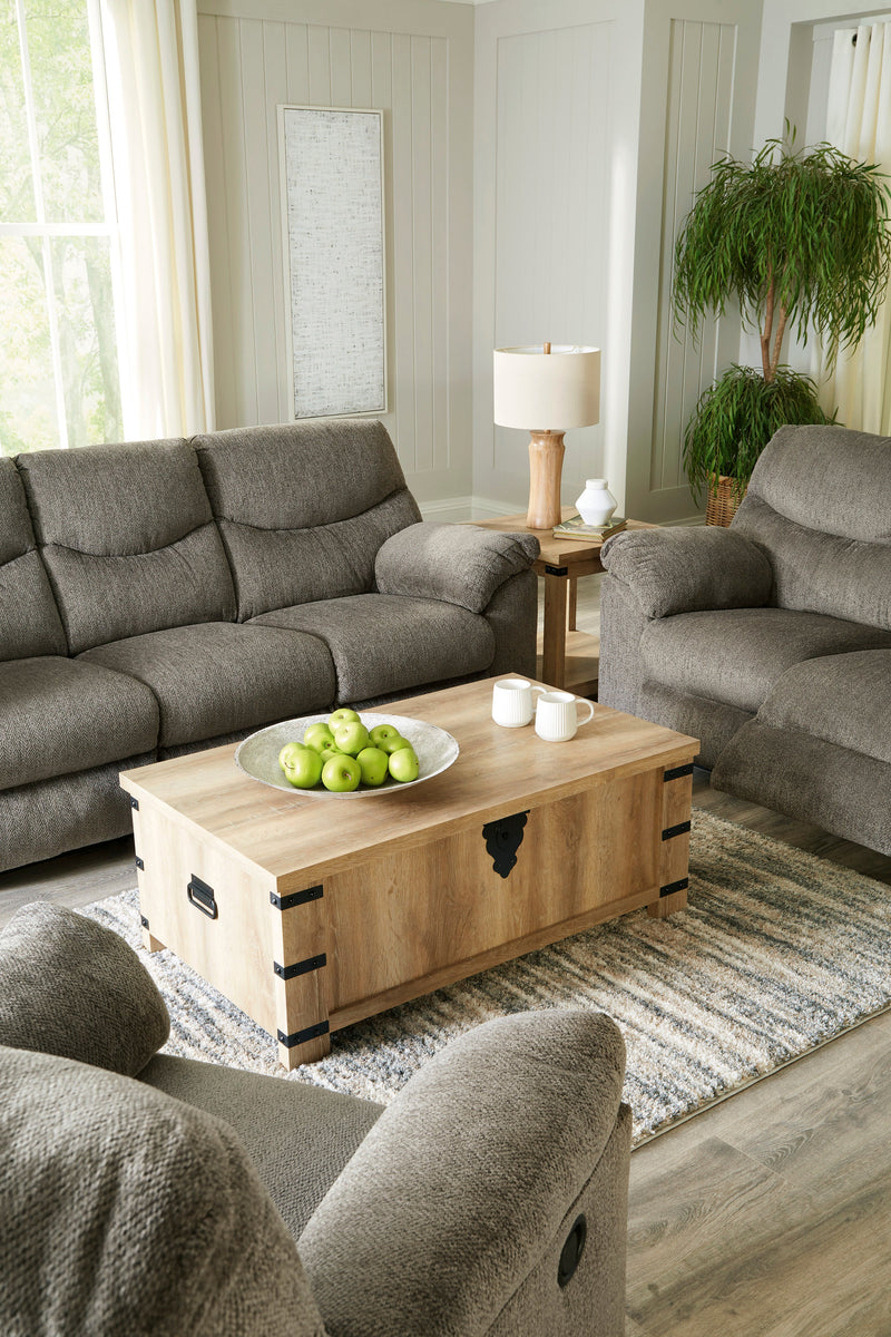 Alphons Manual Reclining Sofa & Loveseat Set