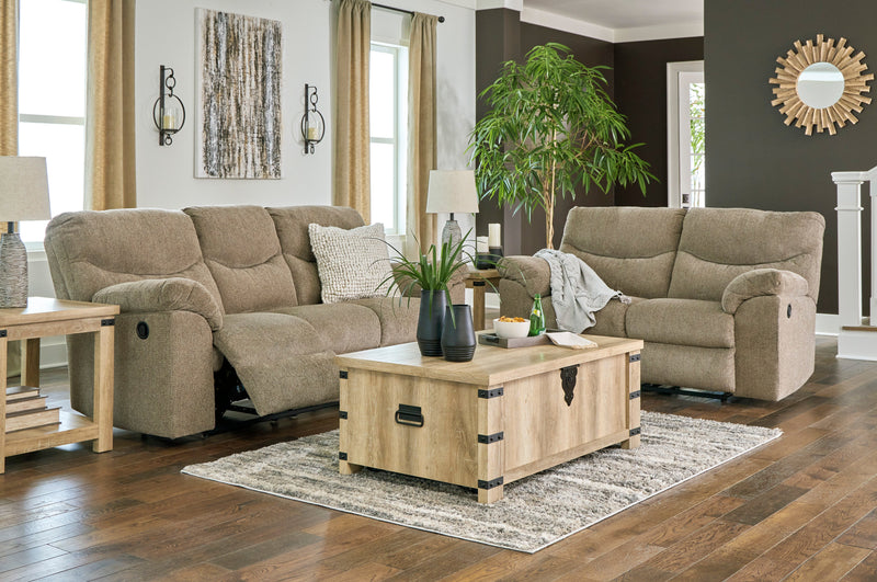 Alphons Manual Reclining Sofa & Loveseat Set