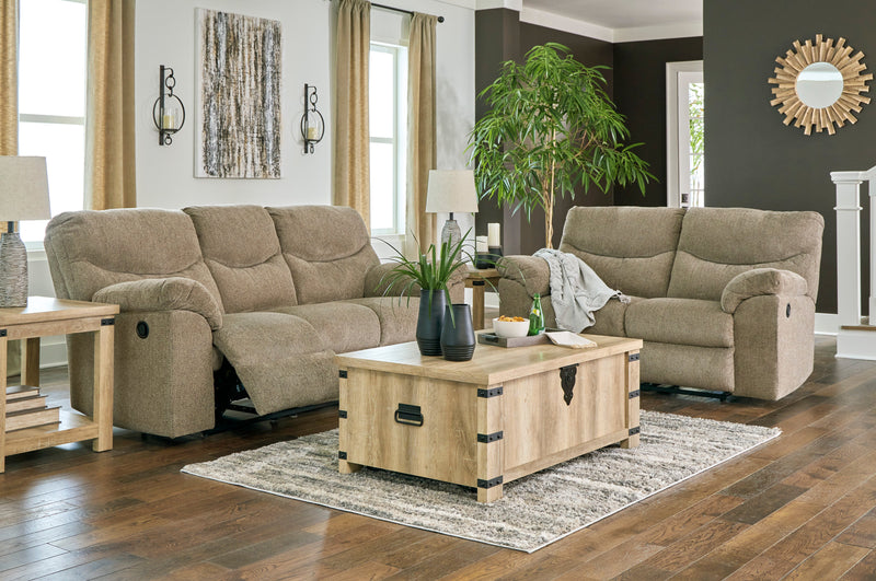 Alphons Manual Reclining Sofa & Loveseat Set