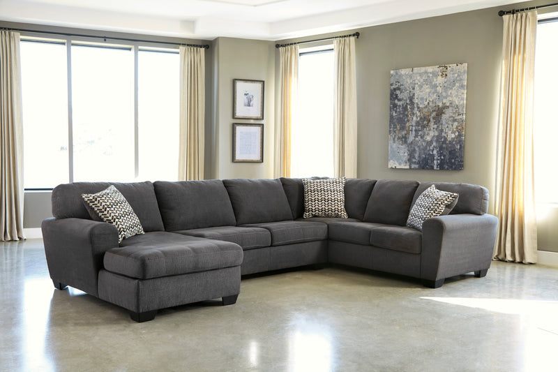 Ambee Slate 3pc Sectional w/ Chaise