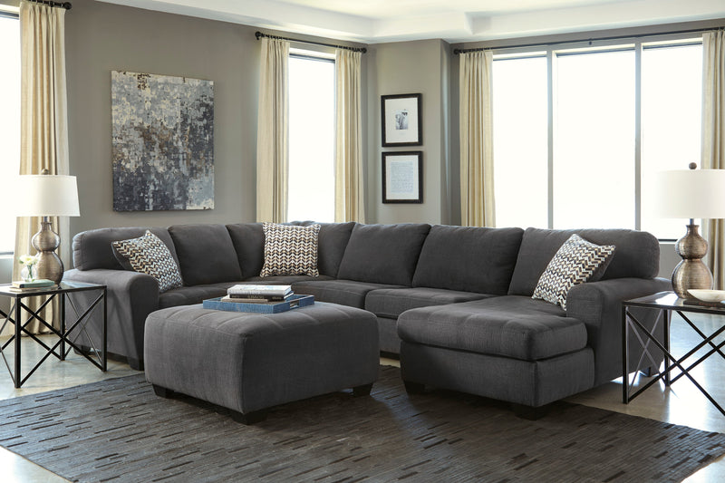 Ambee Slate 3pc Sectional w/ Chaise