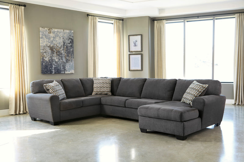 Ambee Slate 3pc Sectional w/ Chaise