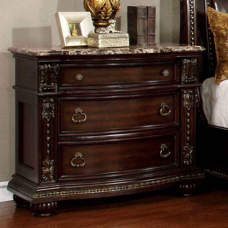 Fromberg Brown Cherry Nightstand