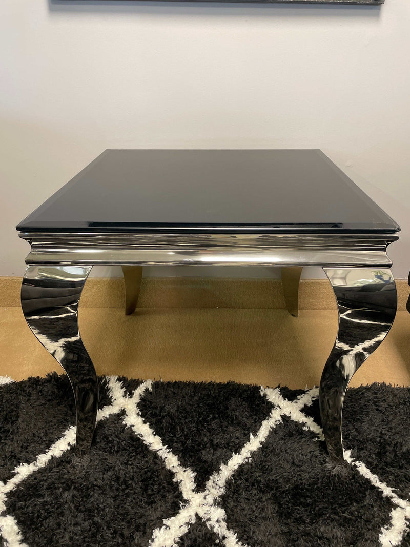 Wetzikon - Black & Silver - 3pc Coffee Table Set - Ornate Home