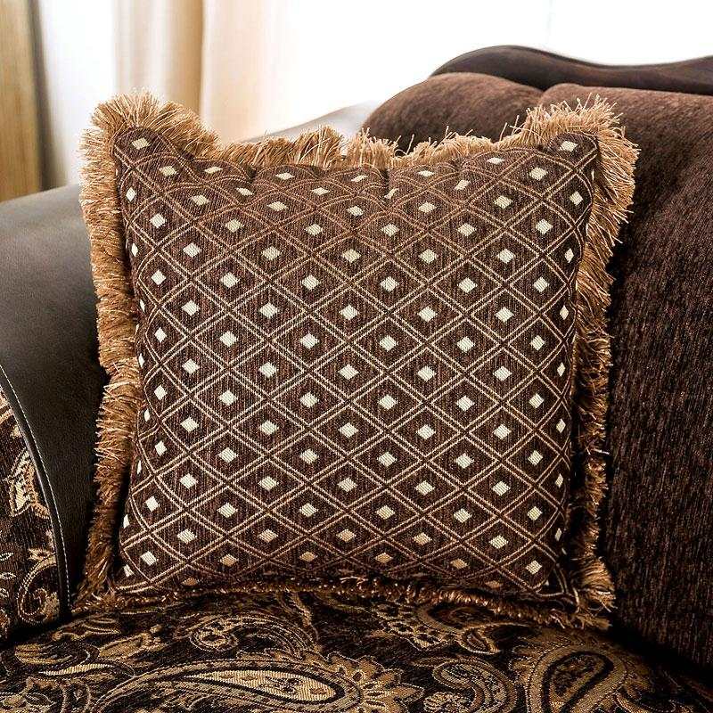 Newdale - Brown & Gold - Sofa - Ornate Home