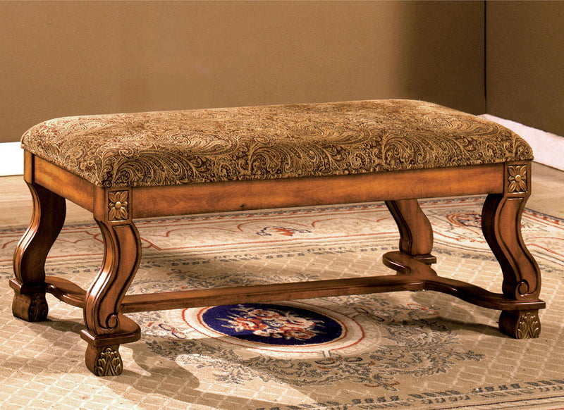 Vale Royal Antique Oak & Pattern Bench