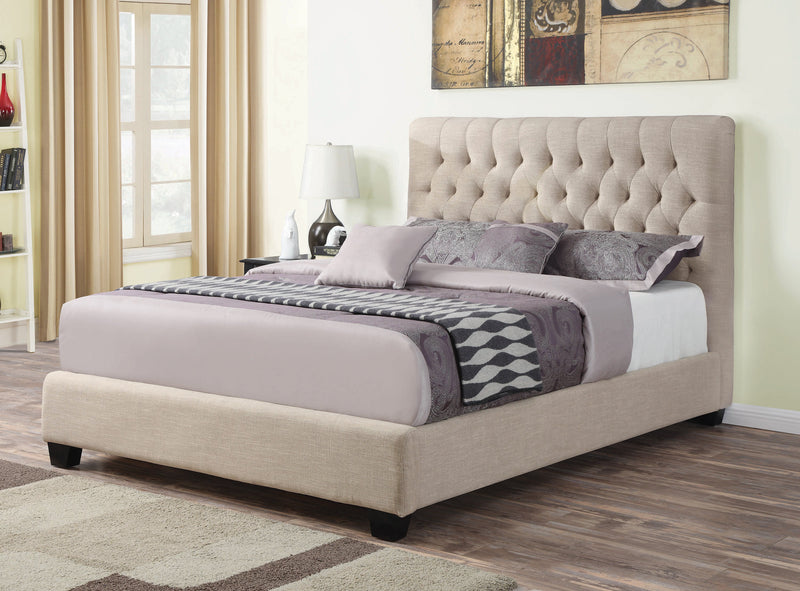 Chloe - Oatmeal - Eastern King Bed - Ornate Home