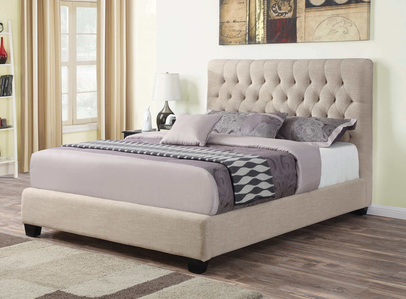 Chloe - Oatmeal - Queen Bed - Ornate Home