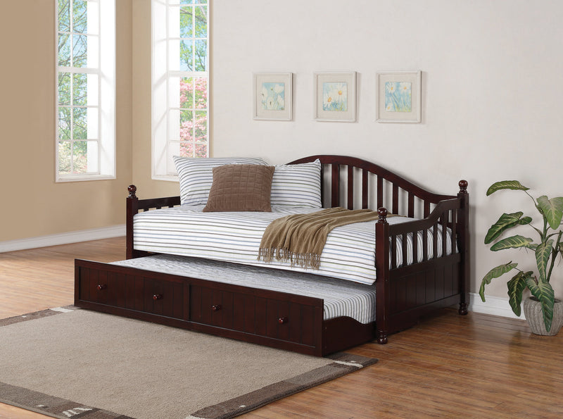 Julie Ann Cappuccino Twin Daybed w/ Trundle