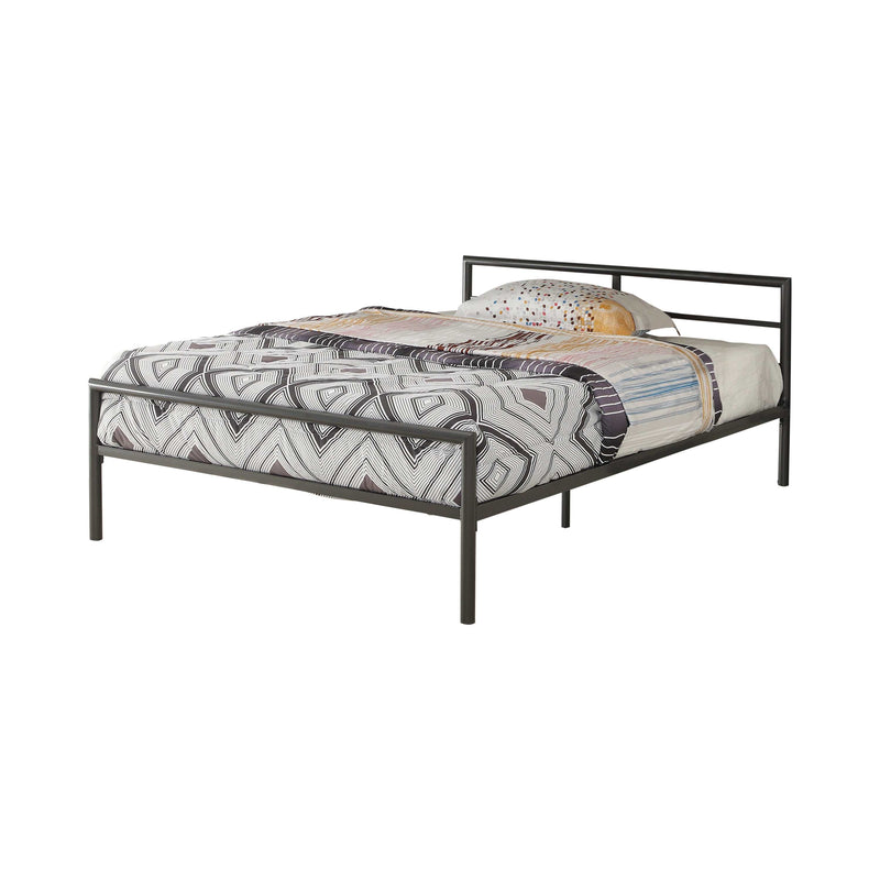 Fisher - Gunmetal - Full Metal Bed - Ornate Home