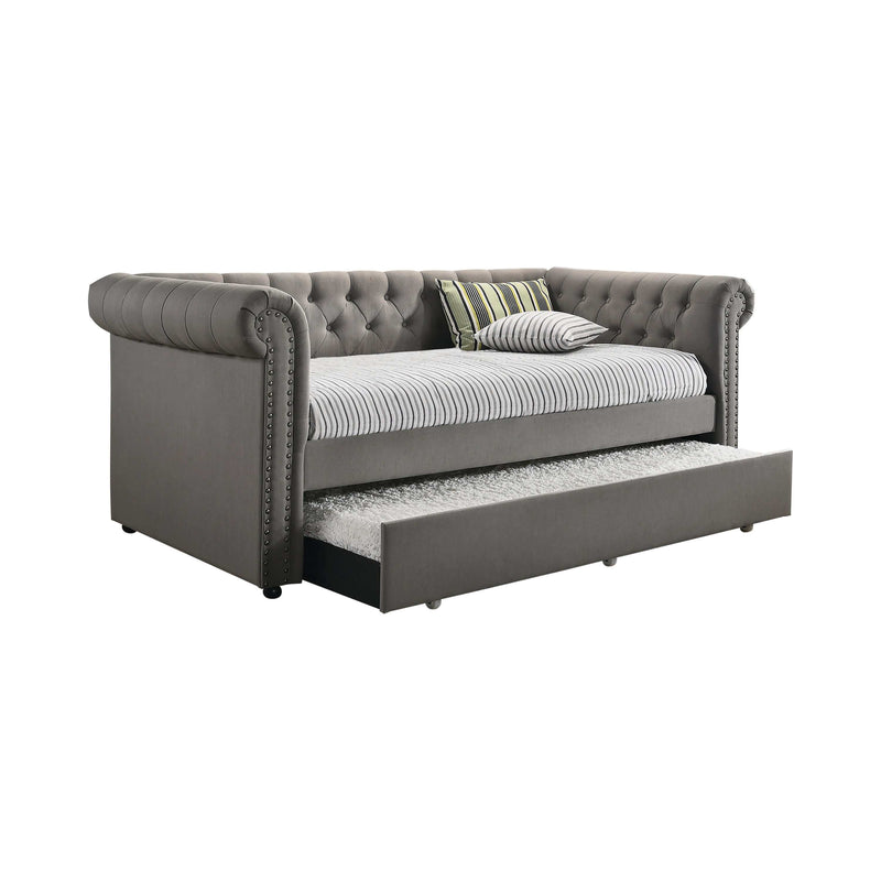 Kepner -  Grey - Daybed w/ Trundle - Ornate Home