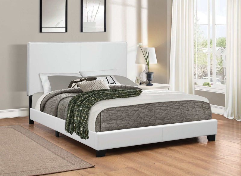 Mauve - White - Twin Platform Bed - Ornate Home