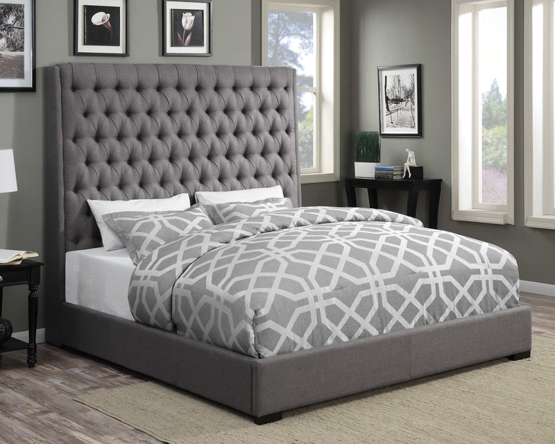 Camille - Grey - Eastern King Bed - Ornate Home