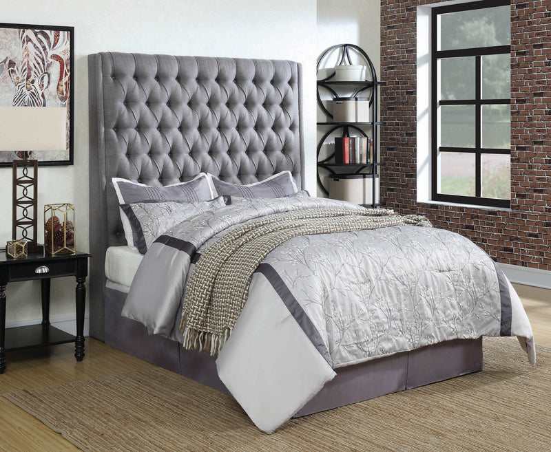 Camille - Grey - Eastern King Bed - Ornate Home