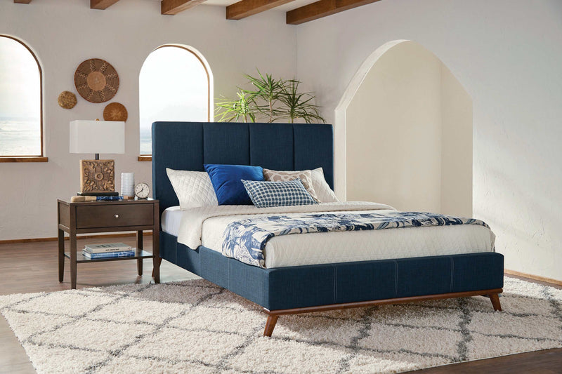 Charity - Blue - Queen Bed - Ornate Home