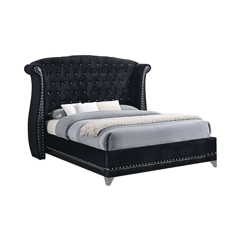 Barzini - Black - California King Bed - Ornate Home