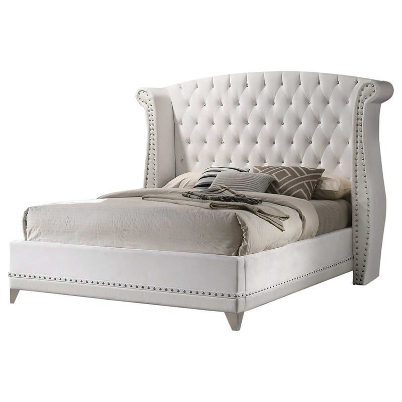 Barzini - White - Queen Bed - Ornate Home