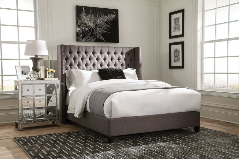 Bancroft - Grey - California King Bed - Ornate Home