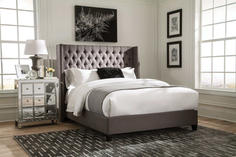 Bancroft - Grey - Queen Bed - Ornate Home