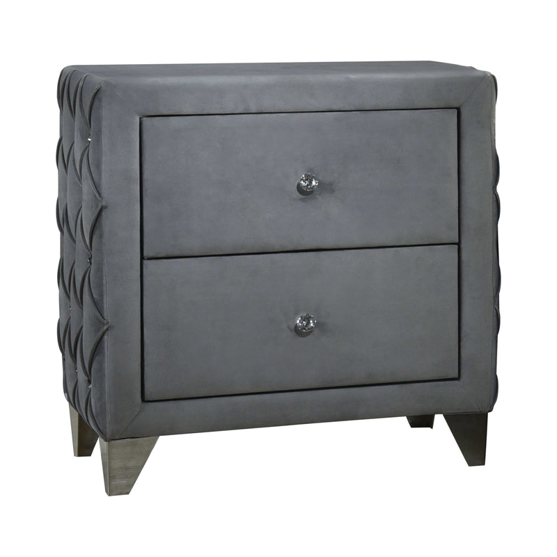 Sandboard - Grey - Nightstand - Ornate Home