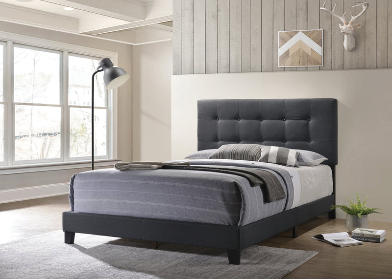 Mapes - Charcoal - Eastern King Bed - Ornate Home