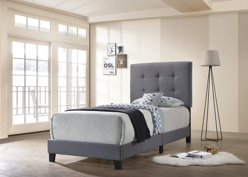 Mapes - Grey - Twin Bed - Ornate Home