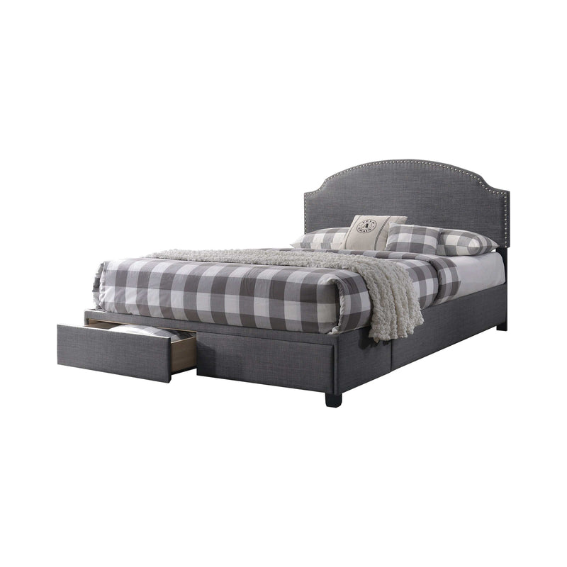 Niland - Charcoal - Queen  Storage Bed - Ornate Home