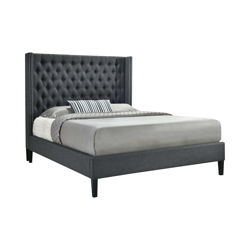 Summerset - Charcoal - Eastern King Bed - Ornate Home