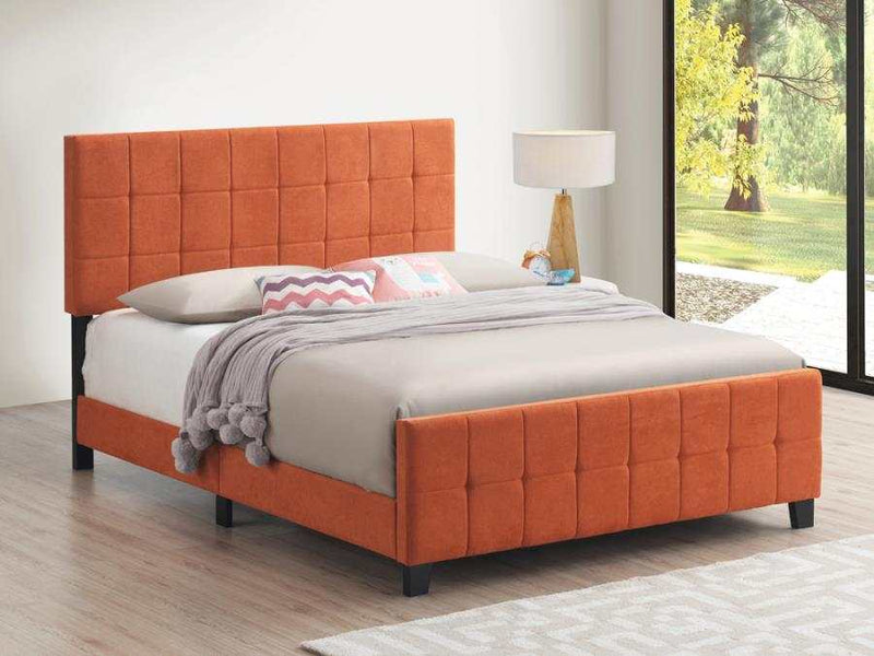 Fairfield - Orange - Eastern King Panel Bed - Ornate Home