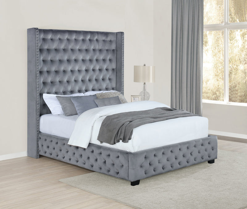 Rocori - Grey - Eastern King Bed - Ornate Home