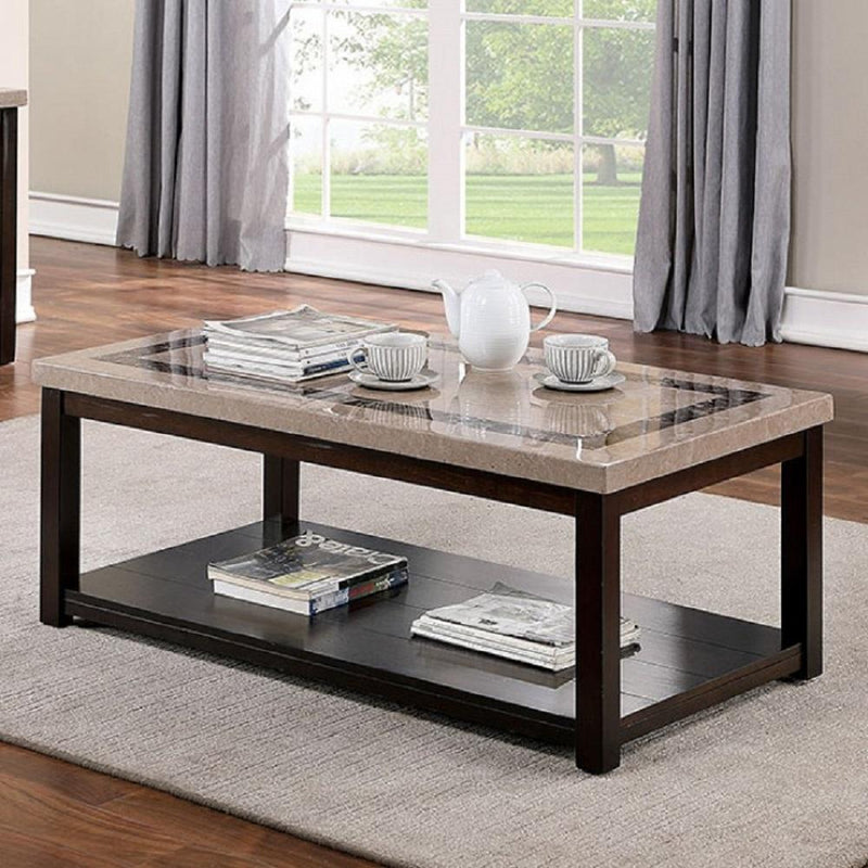 Rosetta Dark Walnut Coffee Table