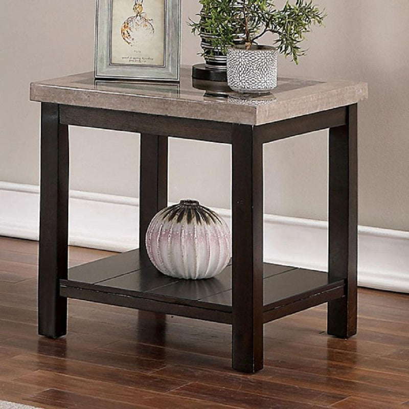 Rosetta Dark Walnut End Table