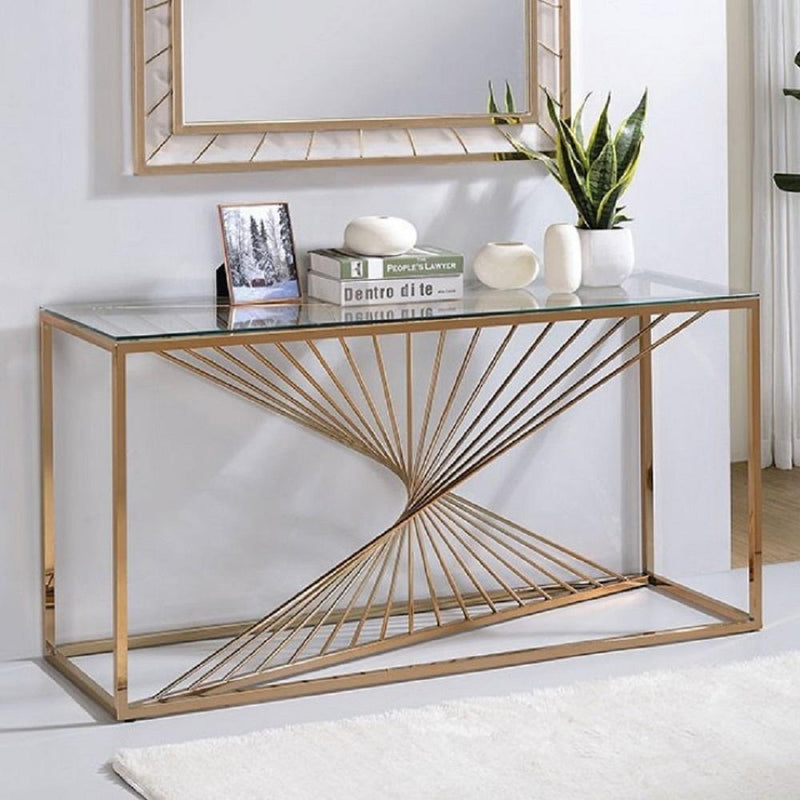 Sherbrooke Gold Sofa Table