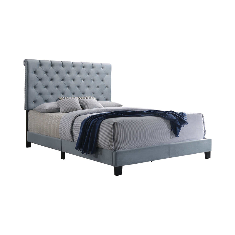 Warner - Slate Blue - Eastern King Bed - Ornate Home