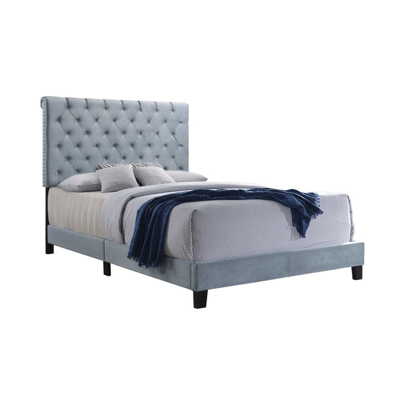 Warner - Slate Blue - Queen Bed - Ornate Home