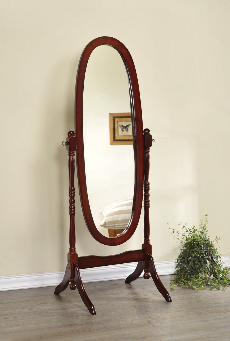 Foyet Merlot Oval Cheval Mirror