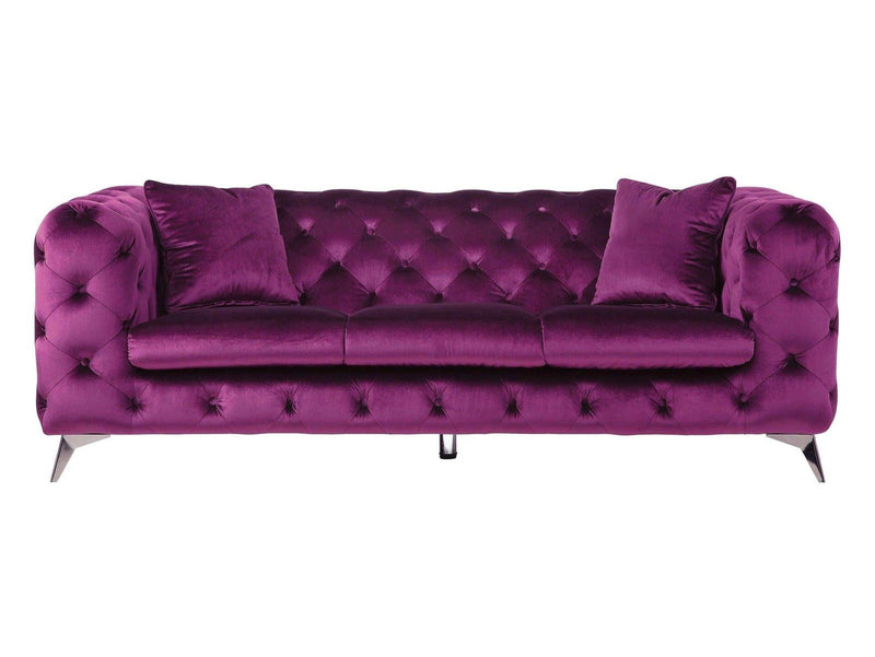 Atronia - Purple - Sofa - Ornate Home