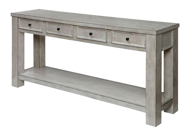 Meadow Antique White Sofa Table