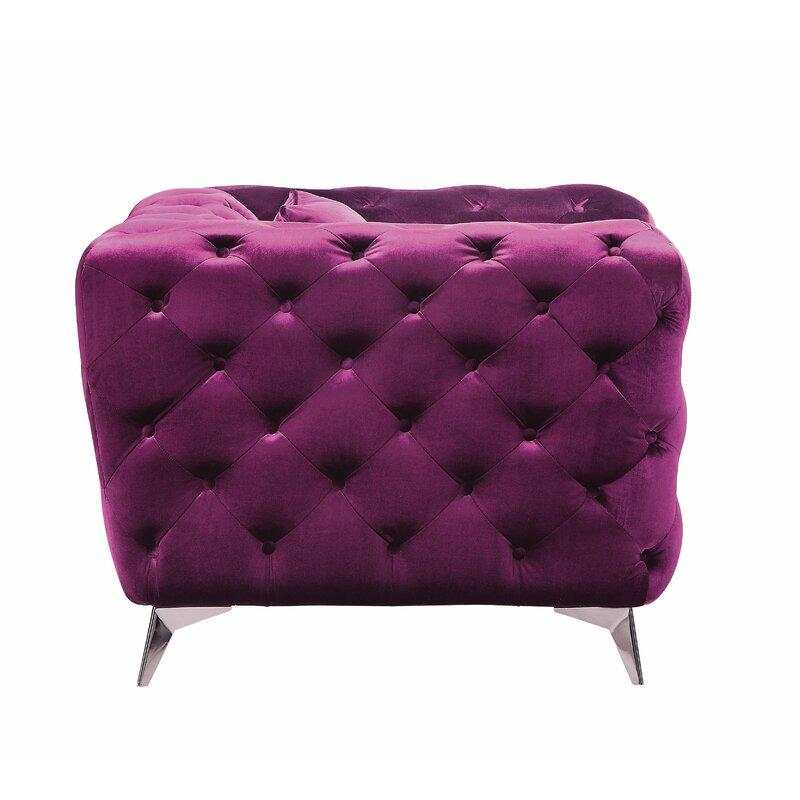 Atronia - Purple - Loveseat - Ornate Home