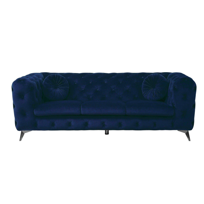 Atronia - Blue - Sofa - Ornate Home