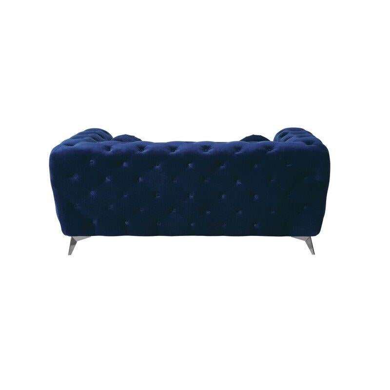 Atronia - Blue - Loveseat - Ornate Home