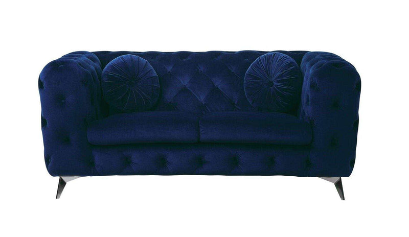 Atronia - Blue - Loveseat - Ornate Home