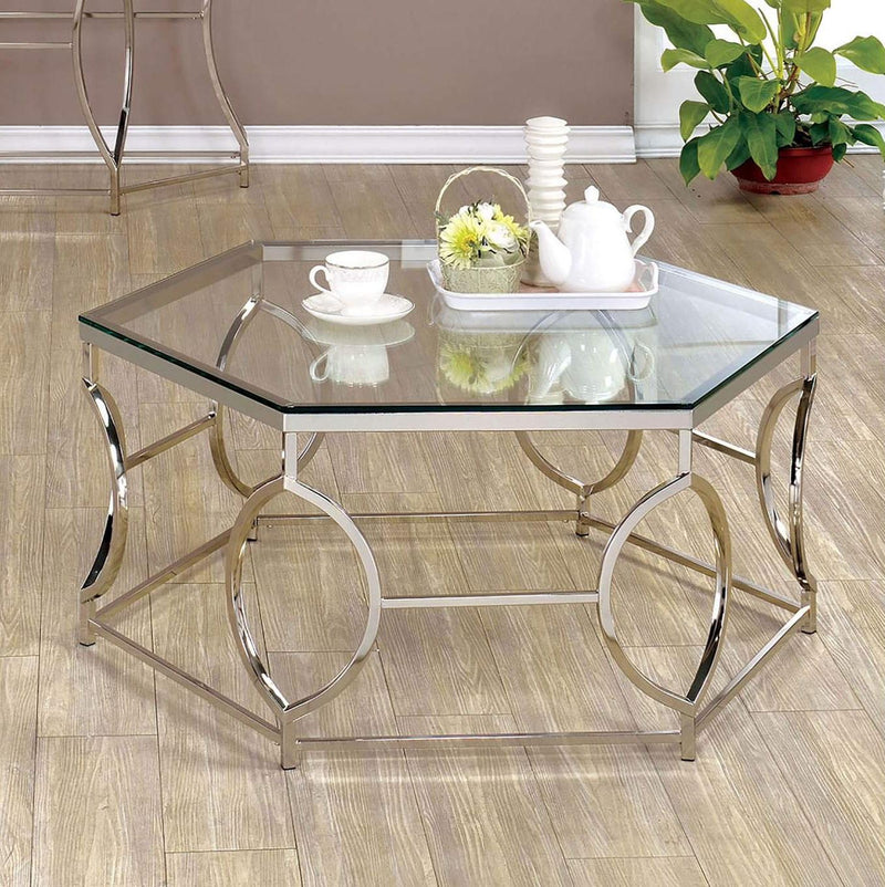 Zola Chrome Coffee Table