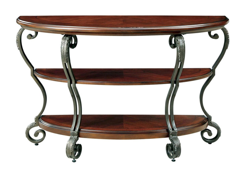 July Brown Cherry Sofa Table